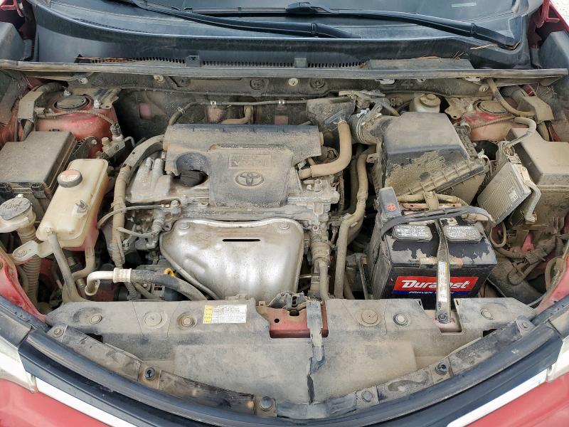 JTMRFREV2GJ058193 - 2016 TOYOTA RAV4 XLE RED photo 12