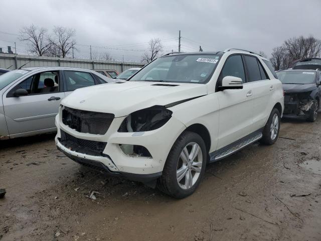 4JGDA5HB0DA252554 - 2013 MERCEDES-BENZ ML 350 4MATIC WHITE photo 1
