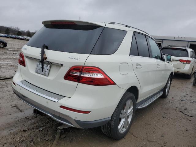 4JGDA5HB0DA252554 - 2013 MERCEDES-BENZ ML 350 4MATIC WHITE photo 3