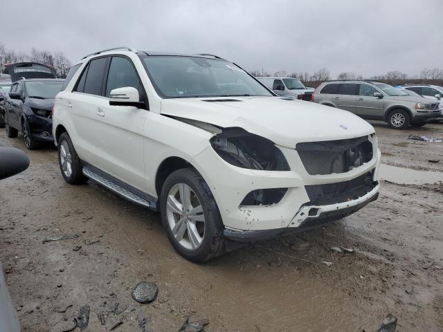 4JGDA5HB0DA252554 - 2013 MERCEDES-BENZ ML 350 4MATIC WHITE photo 4