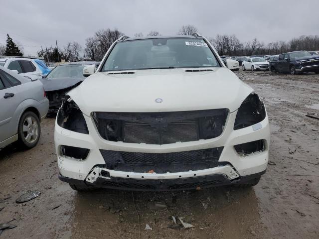 4JGDA5HB0DA252554 - 2013 MERCEDES-BENZ ML 350 4MATIC WHITE photo 5