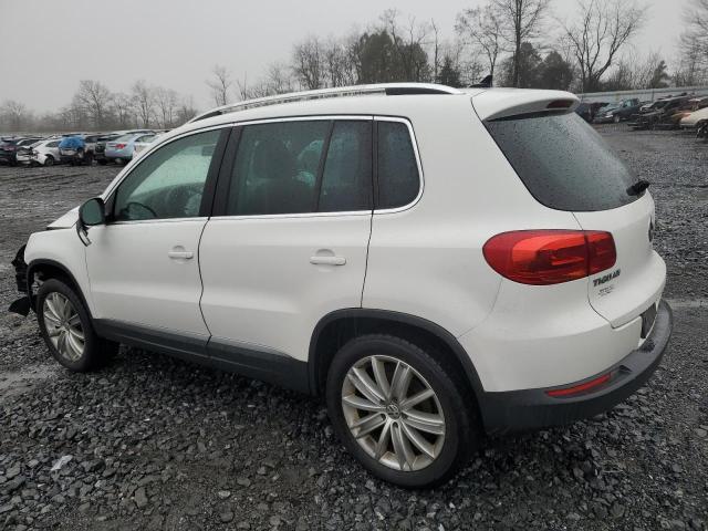 WVGBV3AX9EW511567 - 2014 VOLKSWAGEN TIGUAN S WHITE photo 2