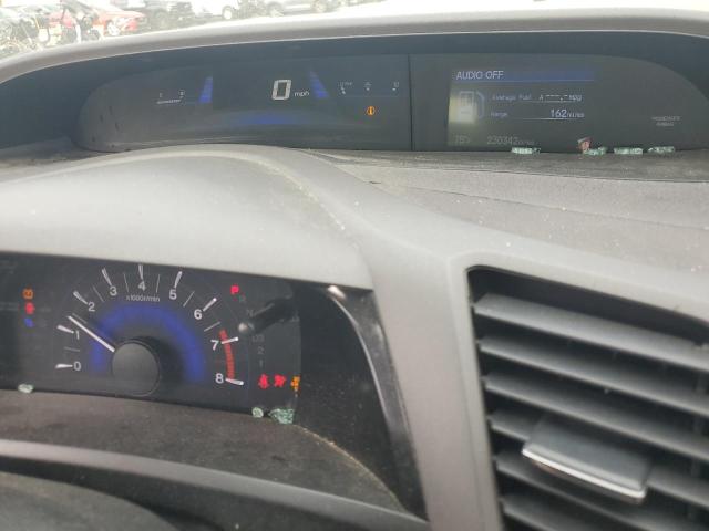 2HGFB2F89CH568469 - 2012 HONDA CIVIC EX BLACK photo 9