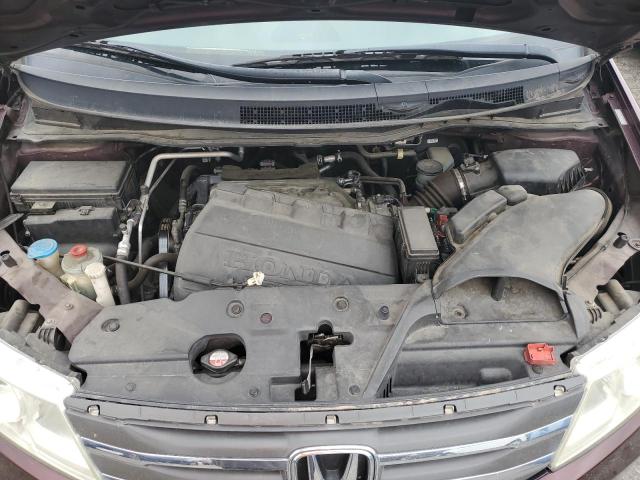 5FNRL5H91CB076864 - 2012 HONDA ODYSSEY TOURING MAROON photo 12