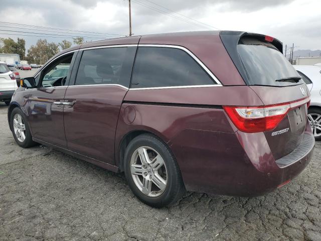 5FNRL5H91CB076864 - 2012 HONDA ODYSSEY TOURING MAROON photo 2