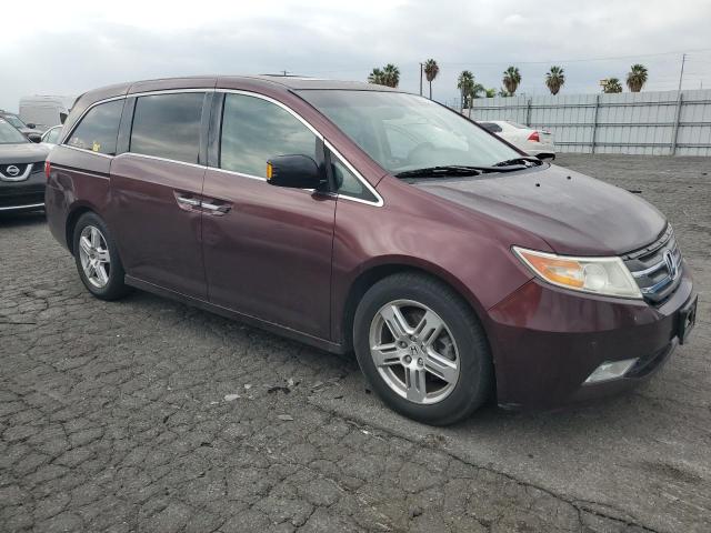 5FNRL5H91CB076864 - 2012 HONDA ODYSSEY TOURING MAROON photo 4