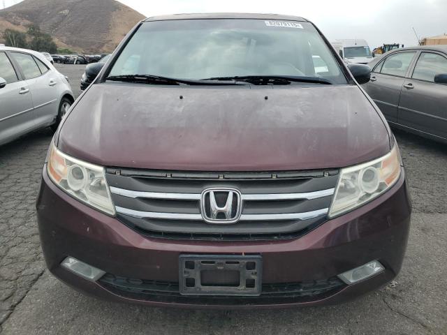 5FNRL5H91CB076864 - 2012 HONDA ODYSSEY TOURING MAROON photo 5