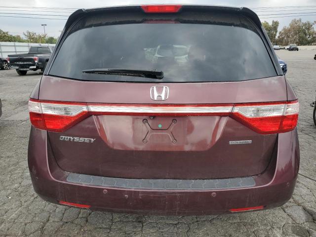 5FNRL5H91CB076864 - 2012 HONDA ODYSSEY TOURING MAROON photo 6