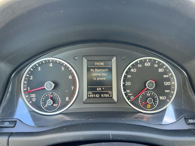 WVGBV7AX5CW608902 - 2012 VOLKSWAGEN TIGUAN S BLACK photo 8