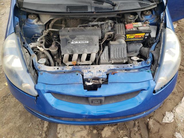 JHMGD38667S057474 - 2007 HONDA FIT S 蓝色 照片 11