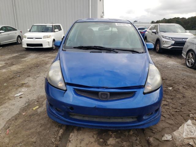 JHMGD38667S057474 - 2007 HONDA FIT S 蓝色 照片 5