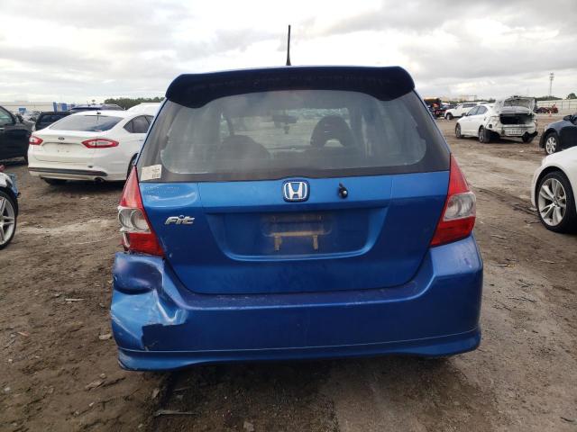 JHMGD38667S057474 - 2007 HONDA FIT S 蓝色 照片 6