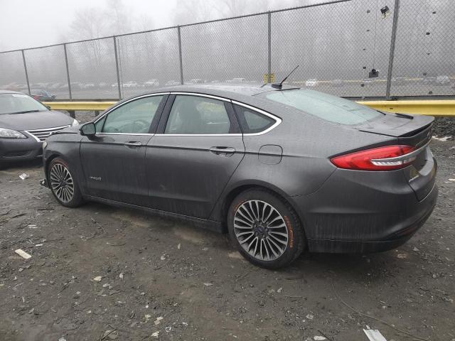 3FA6P0RU0JR181796 - 2018 FORD FUSION TITANIUM/PLATINUM HEV GRAY photo 2