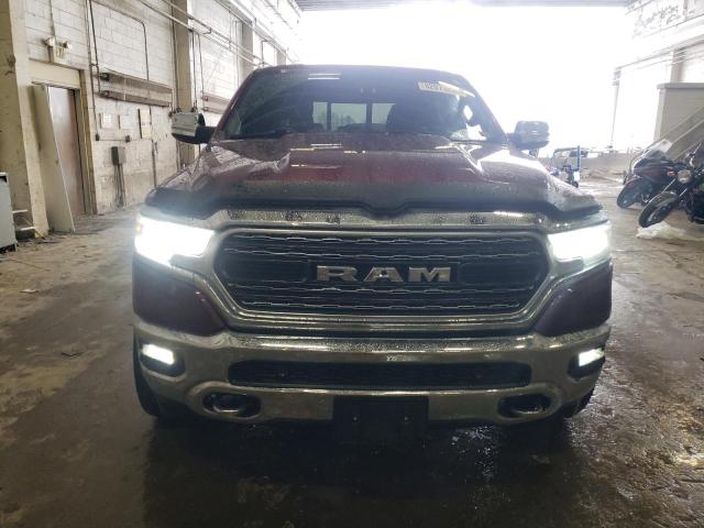 1C6SRFHT4KN707342 - 2019 RAM 1500 LIMITED BURGUNDY photo 5