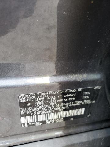 2T3F1RFV4NW289823 - 2022 TOYOTA RAV4 LE GRAY photo 13