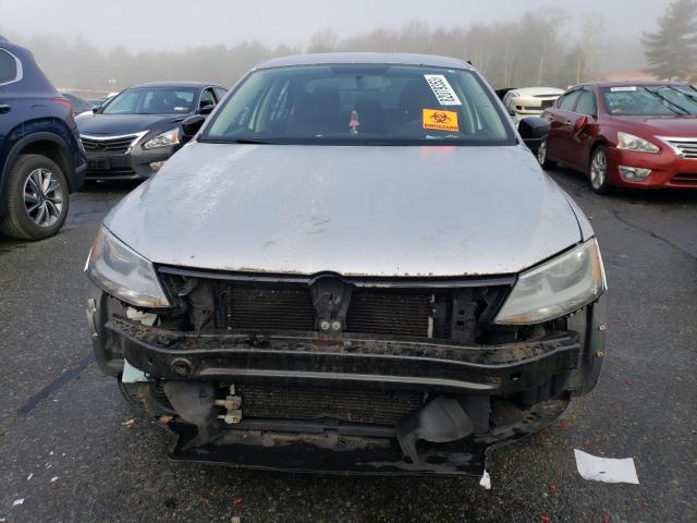 3VW2K7AJ6BM390196 - 2011 VOLKSWAGEN JETTA BASE SILVER photo 5