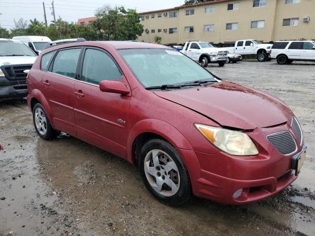 5Y2SL63895Z409105 - 2005 PONTIAC VIBE RED photo 4