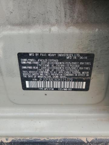 JF2GPABC8GH315729 - 2016 SUBARU CROSSTREK PREMIUM CREAM photo 13