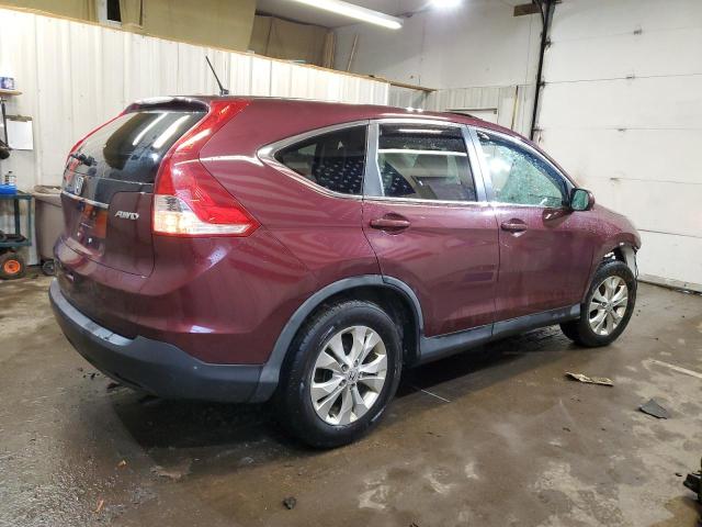 5J6RM4H53EL100614 - 2014 HONDA CR-V EX BURGUNDY photo 3