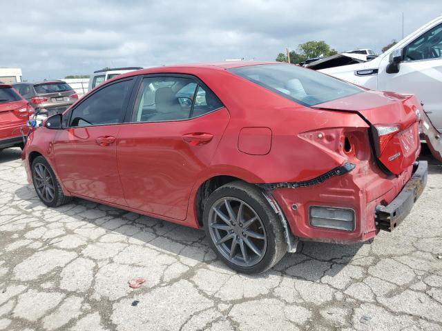 2T1BURHEXFC382456 - 2015 TOYOTA COROLLA L RED photo 2