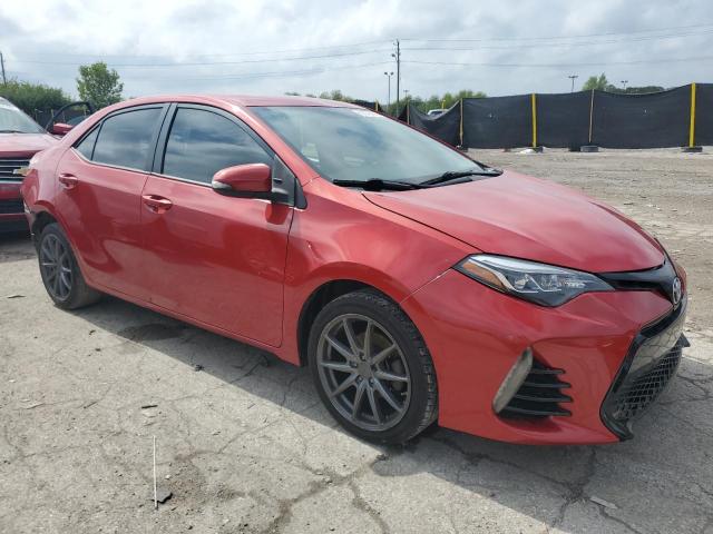 2T1BURHEXFC382456 - 2015 TOYOTA COROLLA L RED photo 4