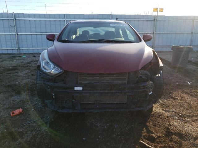 5NPDH4AE2GH665278 - 2016 HYUNDAI ELANTRA SE RED photo 5