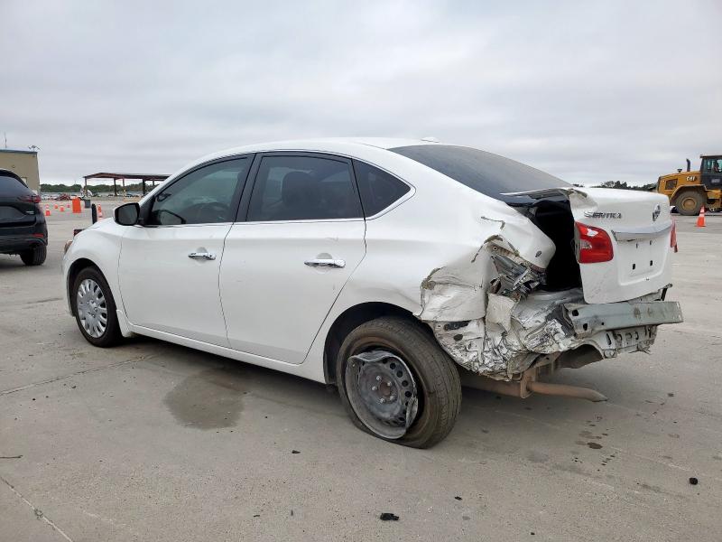 3N1AB7AP9GL676322 - 2016 NISSAN SENTRA S WHITE photo 2