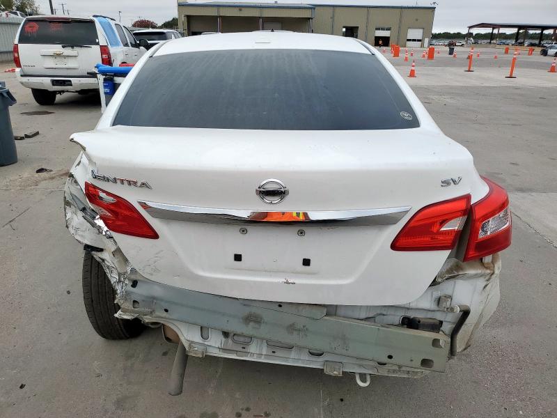 3N1AB7AP9GL676322 - 2016 NISSAN SENTRA S WHITE photo 6