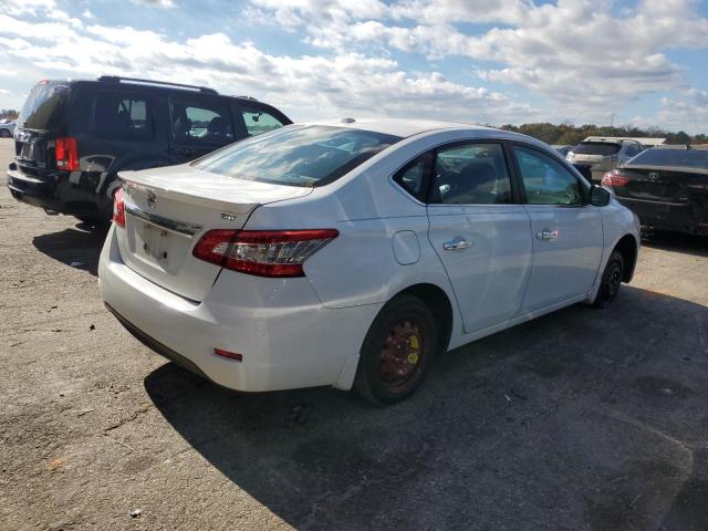 3N1AB7AP8FY269304 - 2015 NISSAN SENTRA S WHITE photo 3