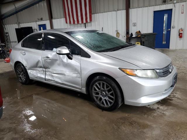 2HGFB2F52CH331201 - 2012 HONDA CIVIC LX SILVER photo 4