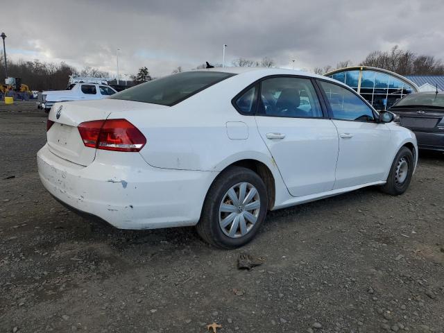 1VWAP7A32CC083416 - 2012 VOLKSWAGEN PASSAT S WHITE photo 3