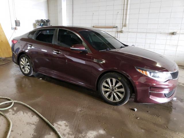 5XXGT4L35GG074610 - 2016 KIA OPTIMA LX BURGUNDY photo 4