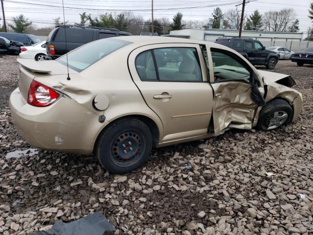 1G1AK55F867728764 - 2006 CHEVROLET COBALT LS GOLD photo 3