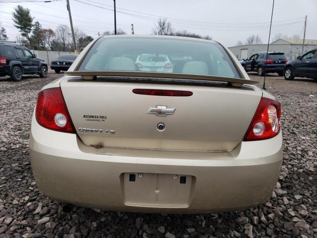 1G1AK55F867728764 - 2006 CHEVROLET COBALT LS GOLD photo 6