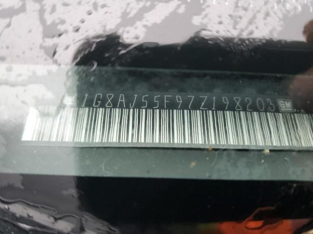 1G8AJ55F97Z198203 - 2007 SATURN ION LEVEL 2 შავი ფოტო 13