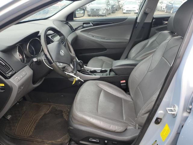5NPEC4AC4CH427007 - 2012 HYUNDAI SONATA SE BLUE photo 7