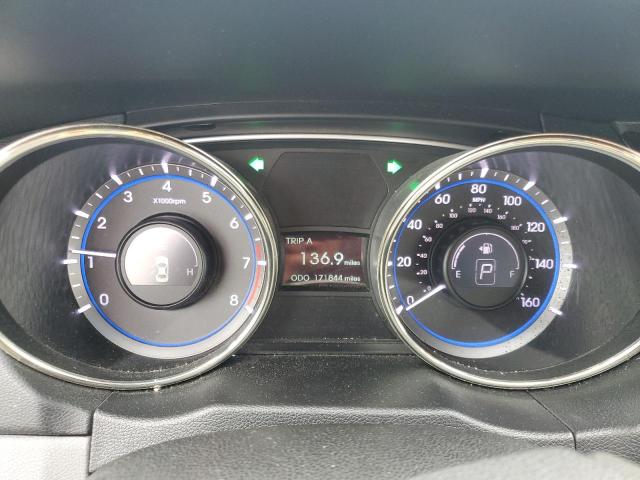 5NPEC4AC4CH427007 - 2012 HYUNDAI SONATA SE BLUE photo 9