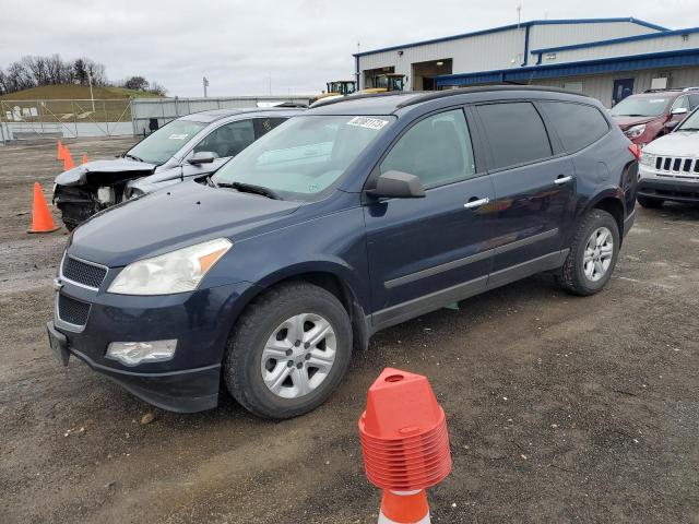 1GNKVFED6BJ228436 - 2011 CHEVROLET TRAVERSE LS BLUE photo 1