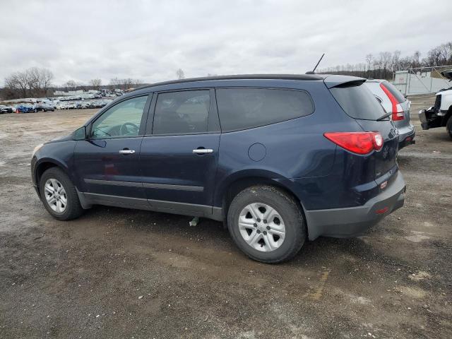 1GNKVFED6BJ228436 - 2011 CHEVROLET TRAVERSE LS BLUE photo 2