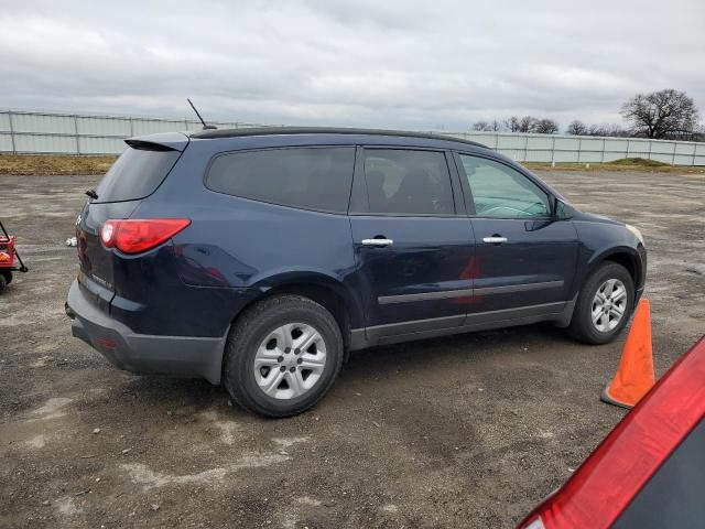 1GNKVFED6BJ228436 - 2011 CHEVROLET TRAVERSE LS BLUE photo 3