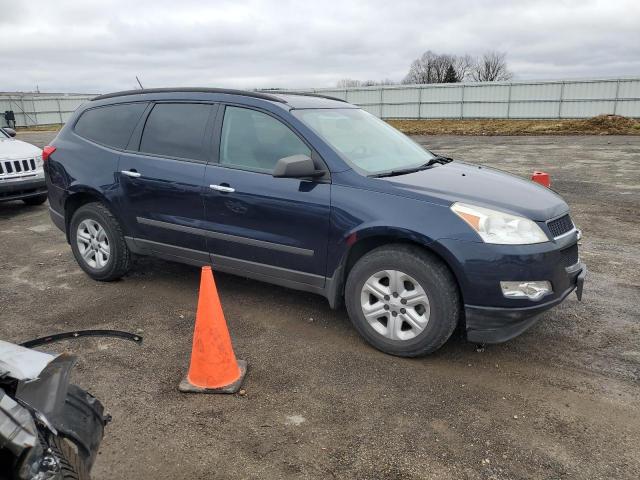 1GNKVFED6BJ228436 - 2011 CHEVROLET TRAVERSE LS BLUE photo 4