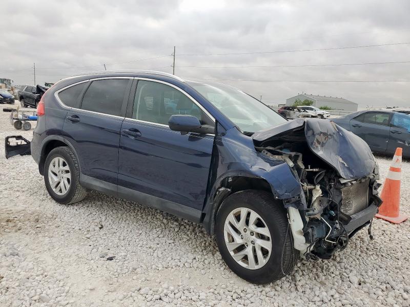 2HKRM4H7XGH626317 - 2016 HONDA CR-V EXL BLUE photo 4