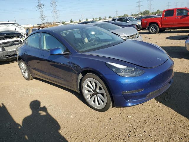 5YJ3E1EA0PF596602 - 2023 TESLA MODEL 3 Синій фото 4