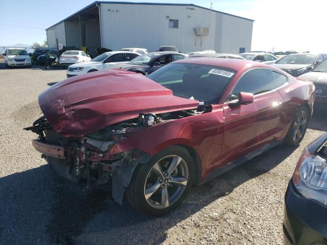 1FA6P8AM7F5339104 - 2015 FORD MUSTANG RED photo 1