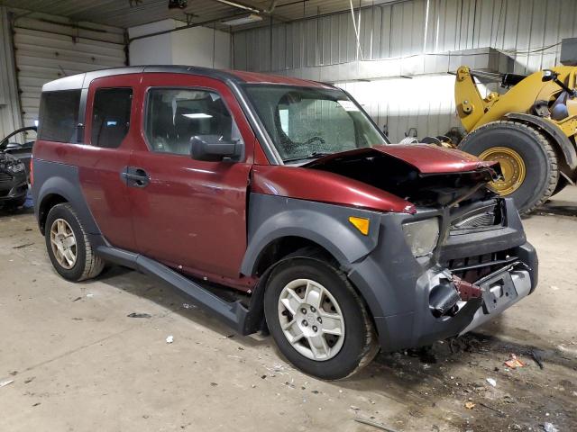 5J6YH28388L012066 - 2008 HONDA ELEMENT LX BURGUNDY photo 4