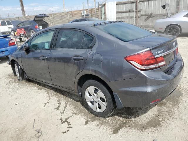 2HGFB2F56FH565426 - 2015 HONDA CIVIC LX GRAY photo 2