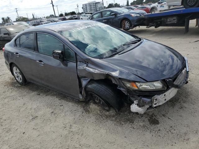 2HGFB2F56FH565426 - 2015 HONDA CIVIC LX GRAY photo 4