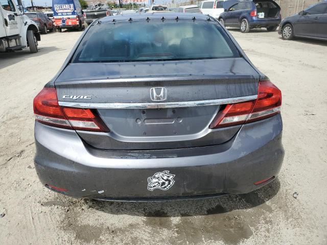 2HGFB2F56FH565426 - 2015 HONDA CIVIC LX GRAY photo 6