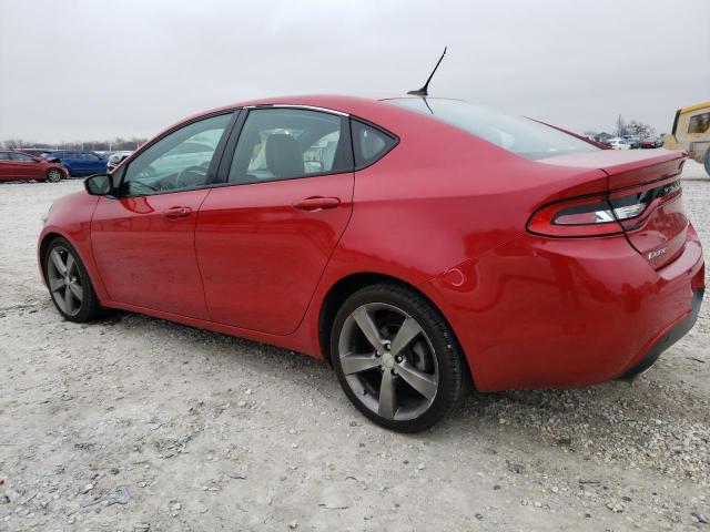 1C3CDFEB8FD344955 - 2015 DODGE DART GT RED photo 2