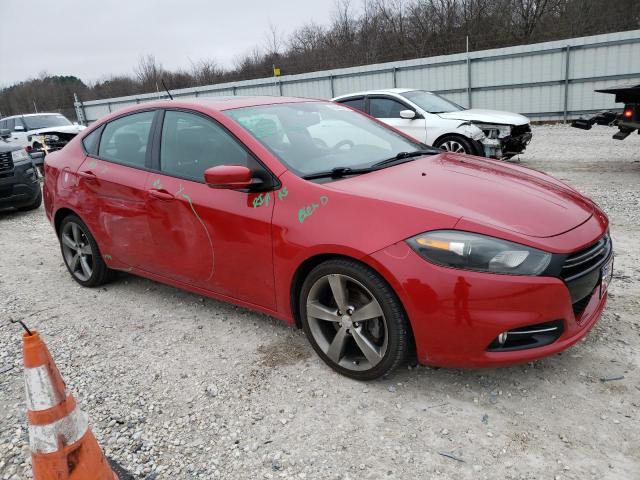 1C3CDFEB8FD344955 - 2015 DODGE DART GT RED photo 4